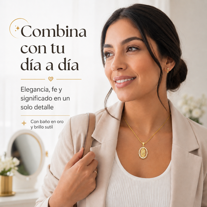 Collar Virgen María Protección Divina