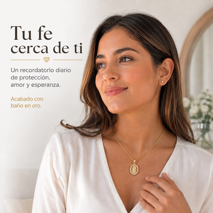 Collar Virgen María Protección Divina