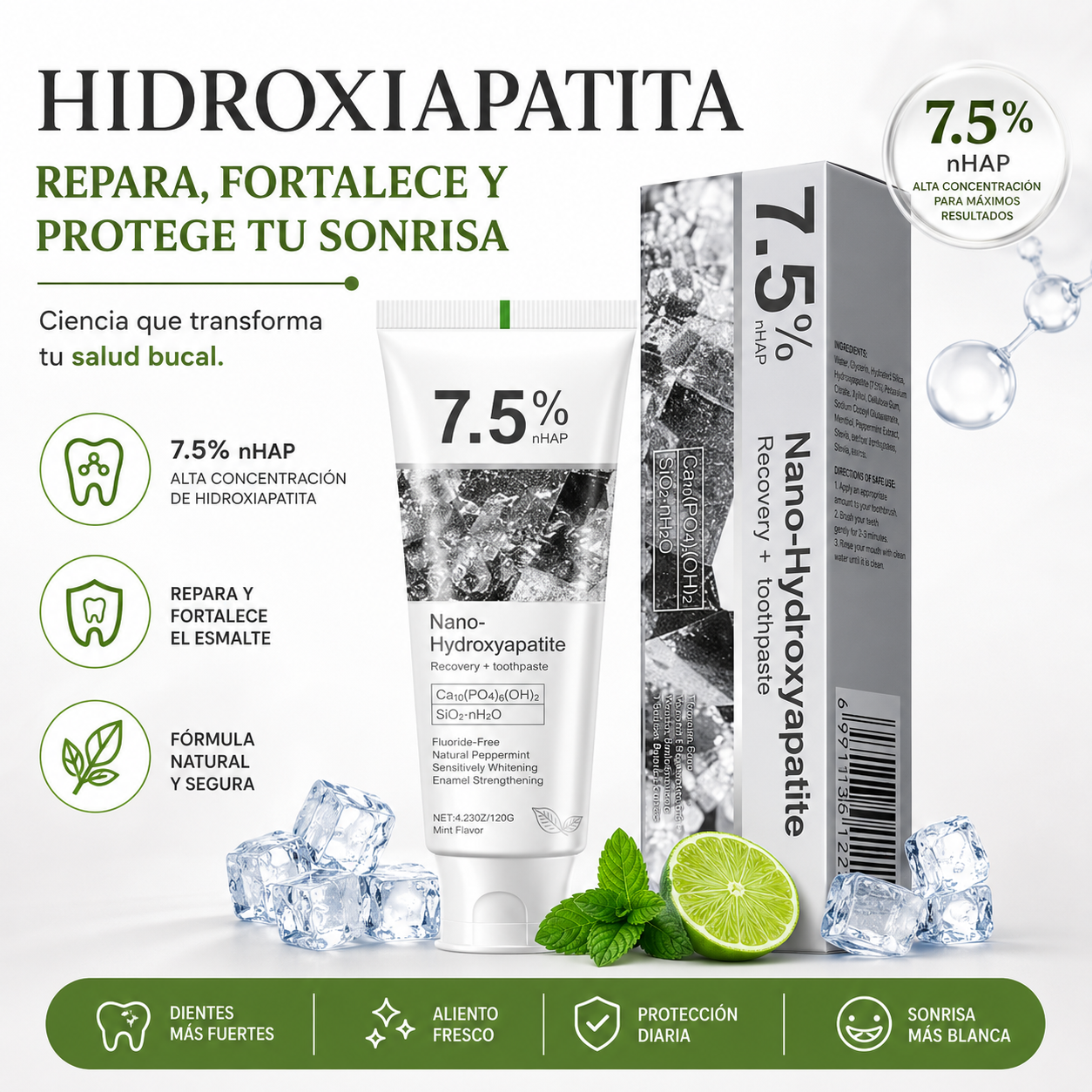 Nano Hidroxiapatita 7.5%