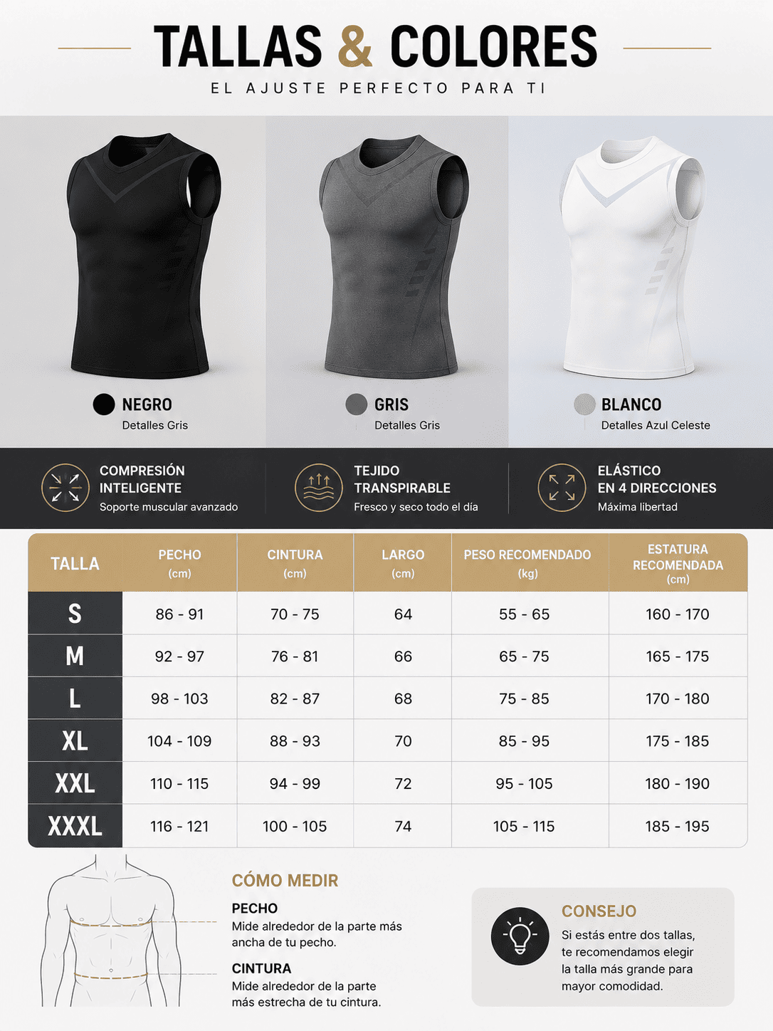 Camisilla Ionfit Pro Drop