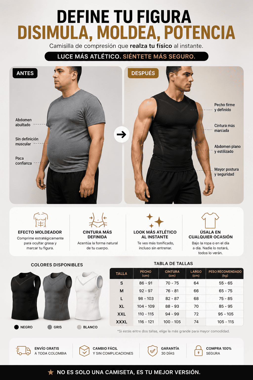 Camisilla Ionfit Pro Drop